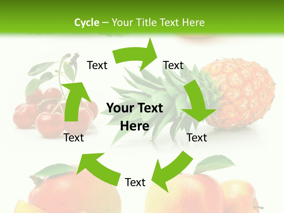 Still Life Half Isolated PowerPoint Template