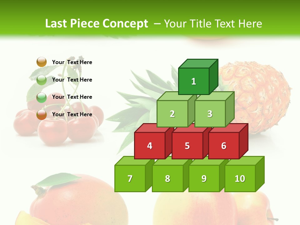 Still Life Half Isolated PowerPoint Template