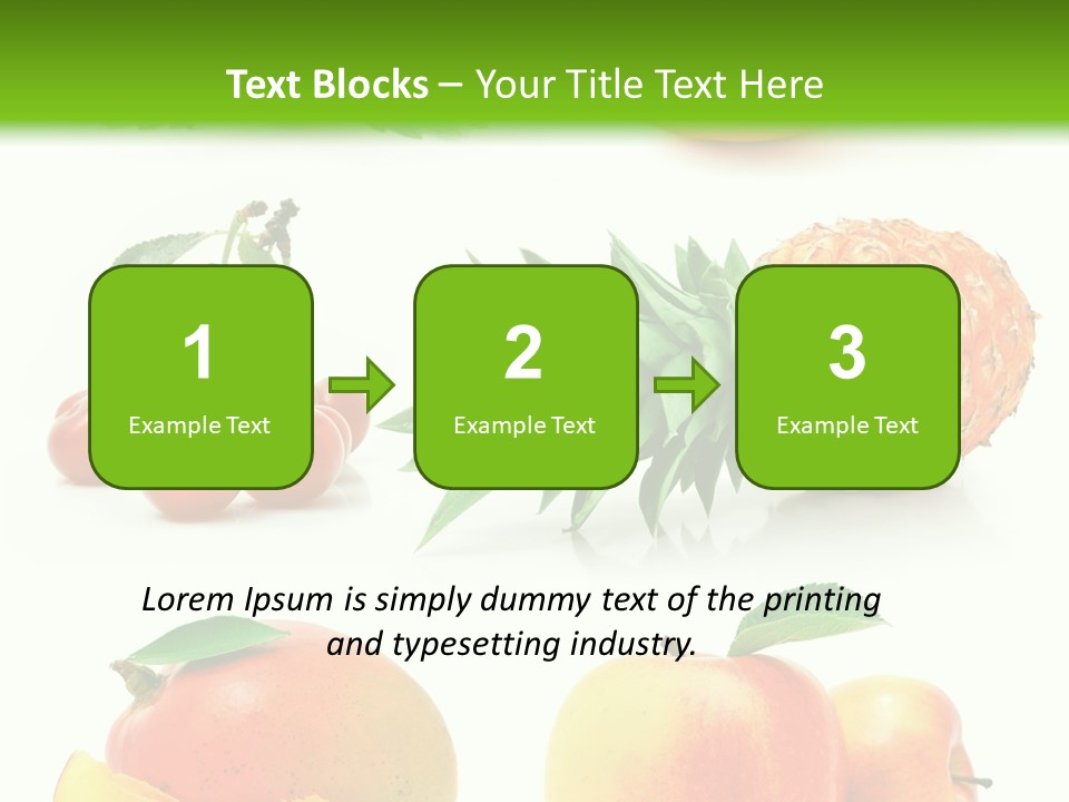 Still Life Half Isolated PowerPoint Template