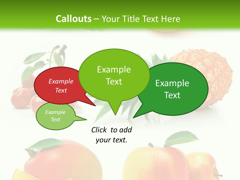 Still Life Half Isolated PowerPoint Template