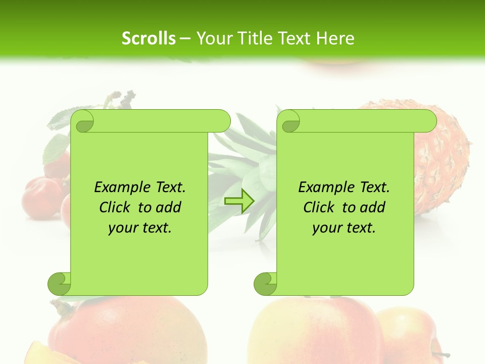 Still Life Half Isolated PowerPoint Template