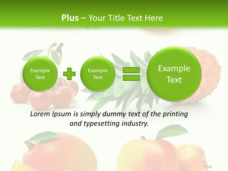 Still Life Half Isolated PowerPoint Template