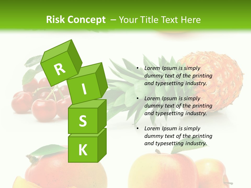 Still Life Half Isolated PowerPoint Template