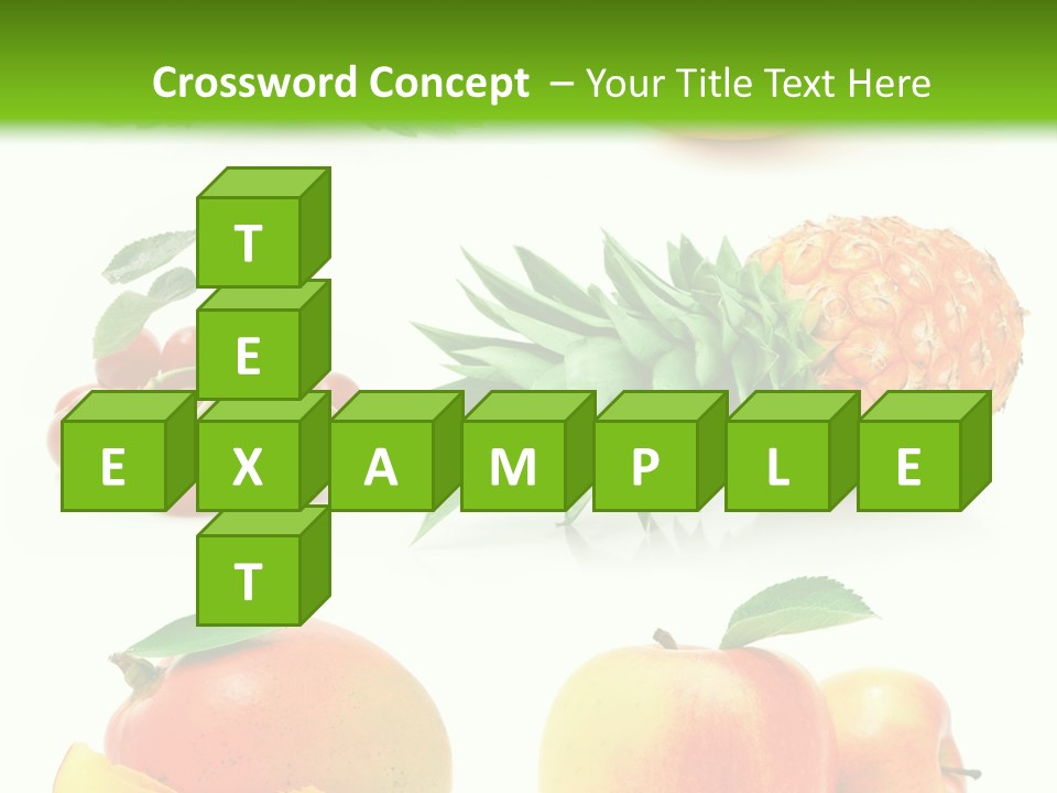 Still Life Half Isolated PowerPoint Template