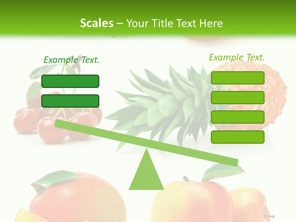 Still Life Half Isolated PowerPoint Template