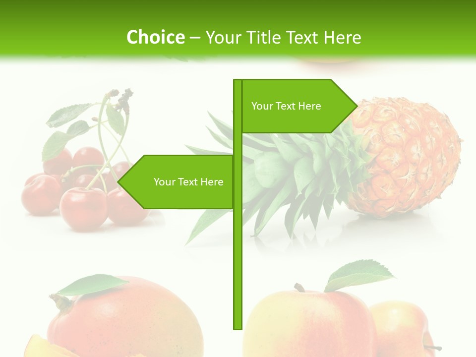 Still Life Half Isolated PowerPoint Template