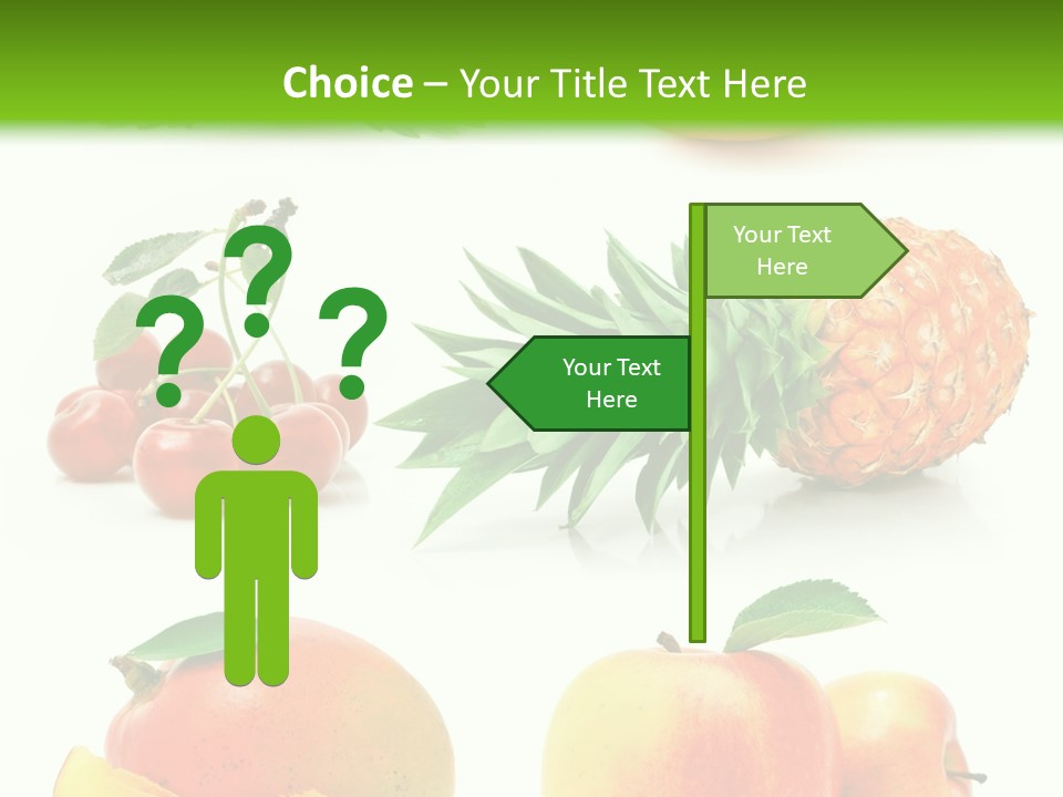 Still Life Half Isolated PowerPoint Template