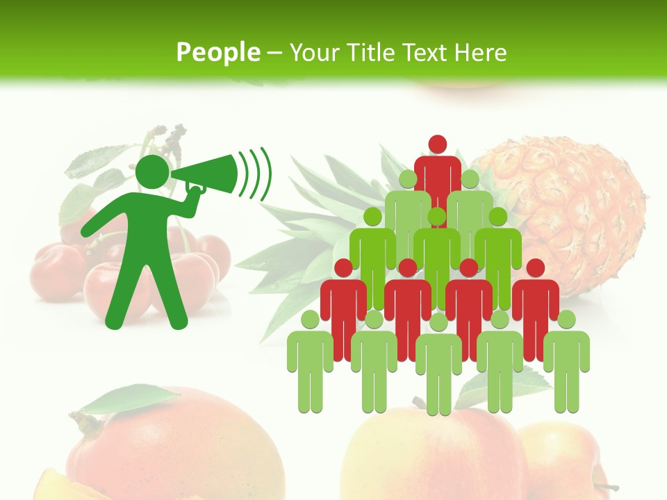 Still Life Half Isolated PowerPoint Template