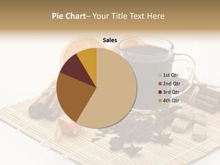 Cup Cooking Orange PowerPoint Template