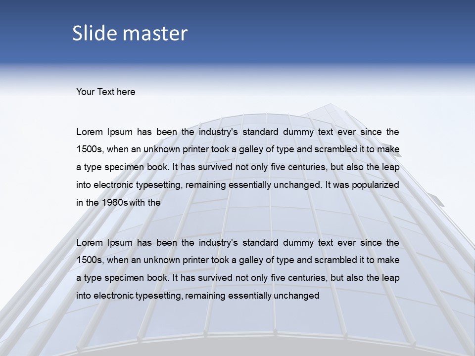 Service Office Window PowerPoint Template