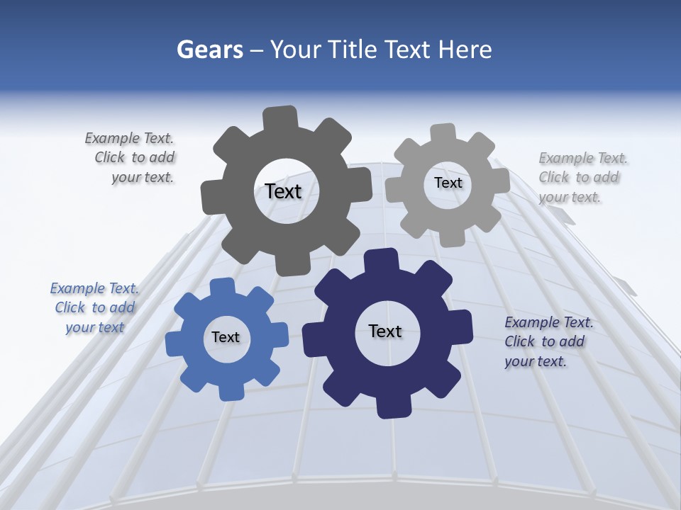Service Office Window PowerPoint Template
