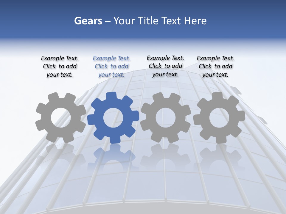 Service Office Window PowerPoint Template