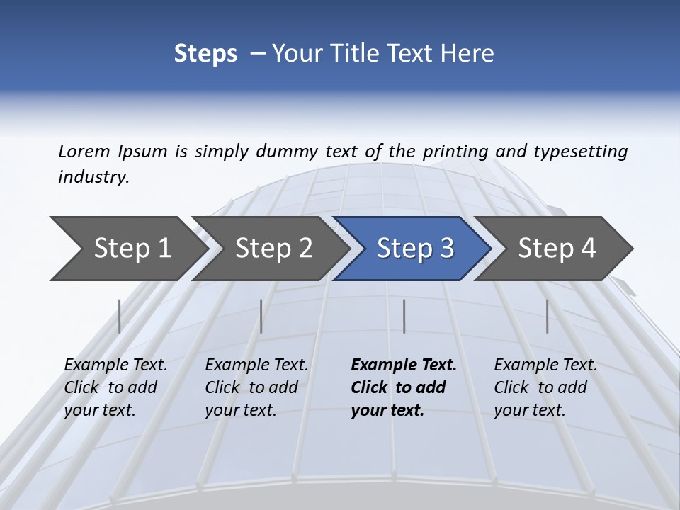 Service Office Window PowerPoint Template