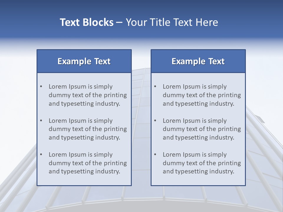 Service Office Window PowerPoint Template