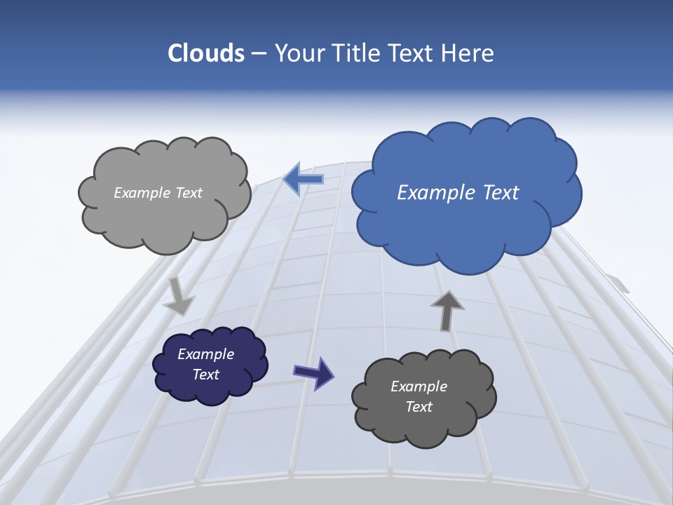 Service Office Window PowerPoint Template