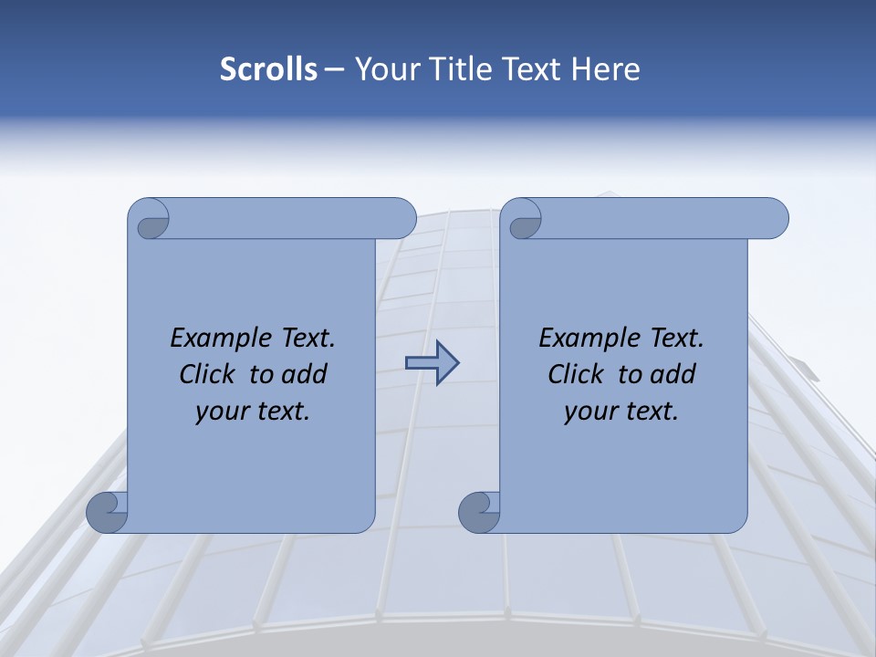 Service Office Window PowerPoint Template