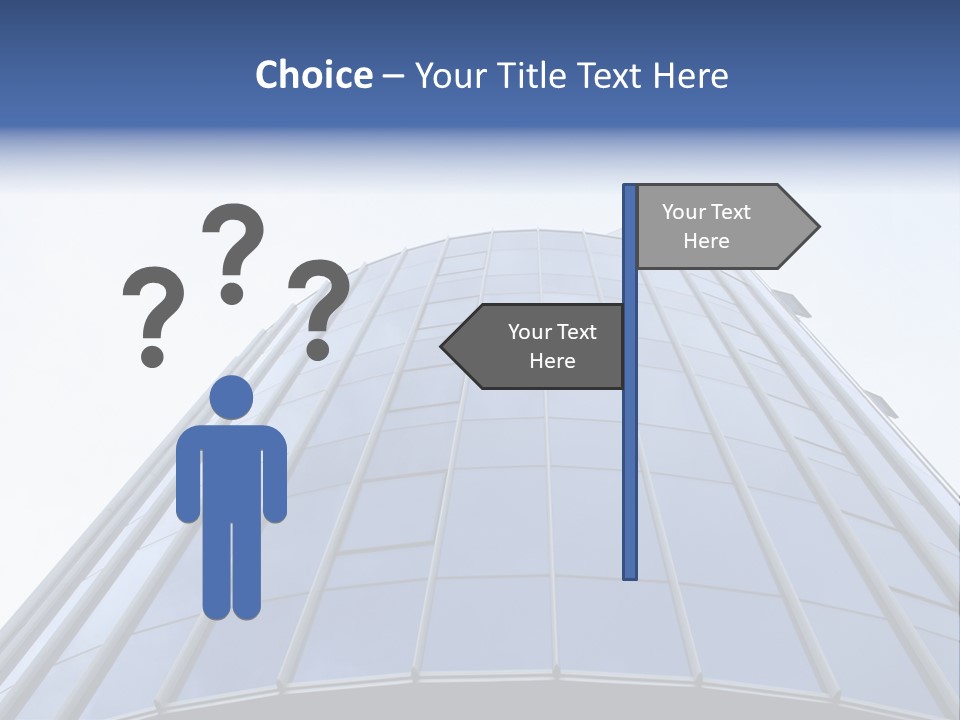 Service Office Window PowerPoint Template