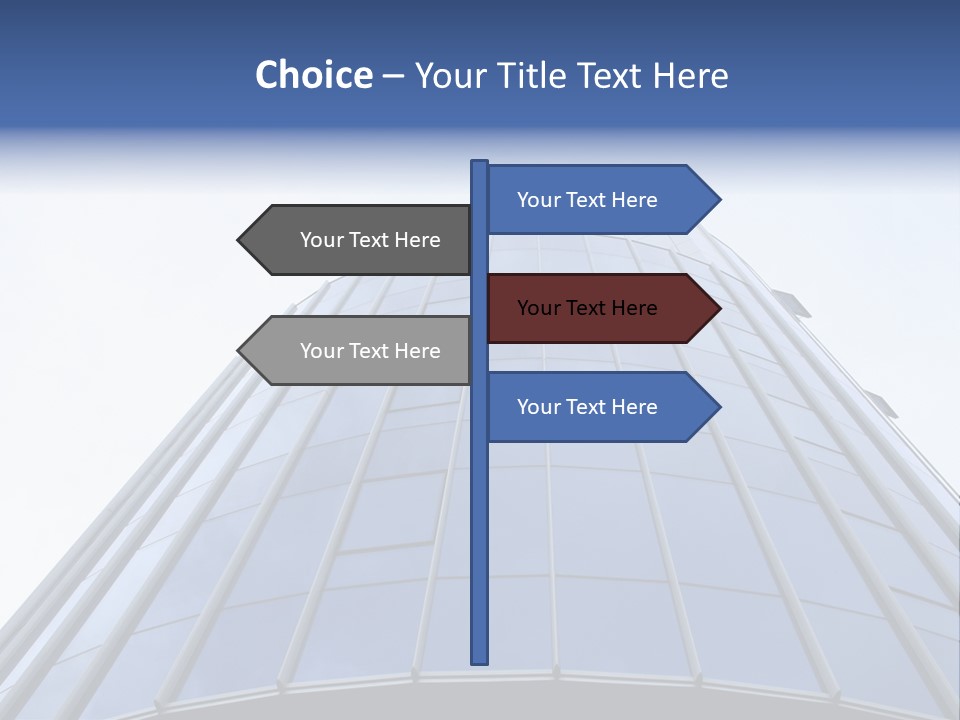 Service Office Window PowerPoint Template
