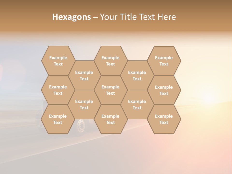 Speeding Diesel Freight PowerPoint Template
