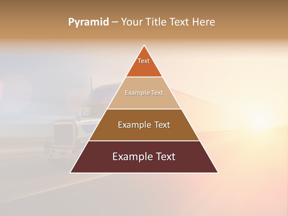 Speeding Diesel Freight PowerPoint Template