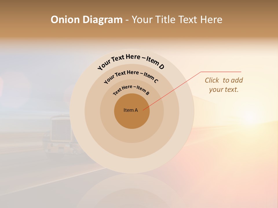 Speeding Diesel Freight PowerPoint Template