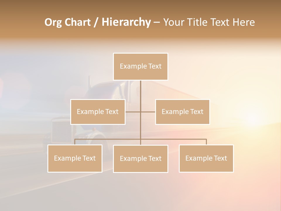 Speeding Diesel Freight PowerPoint Template