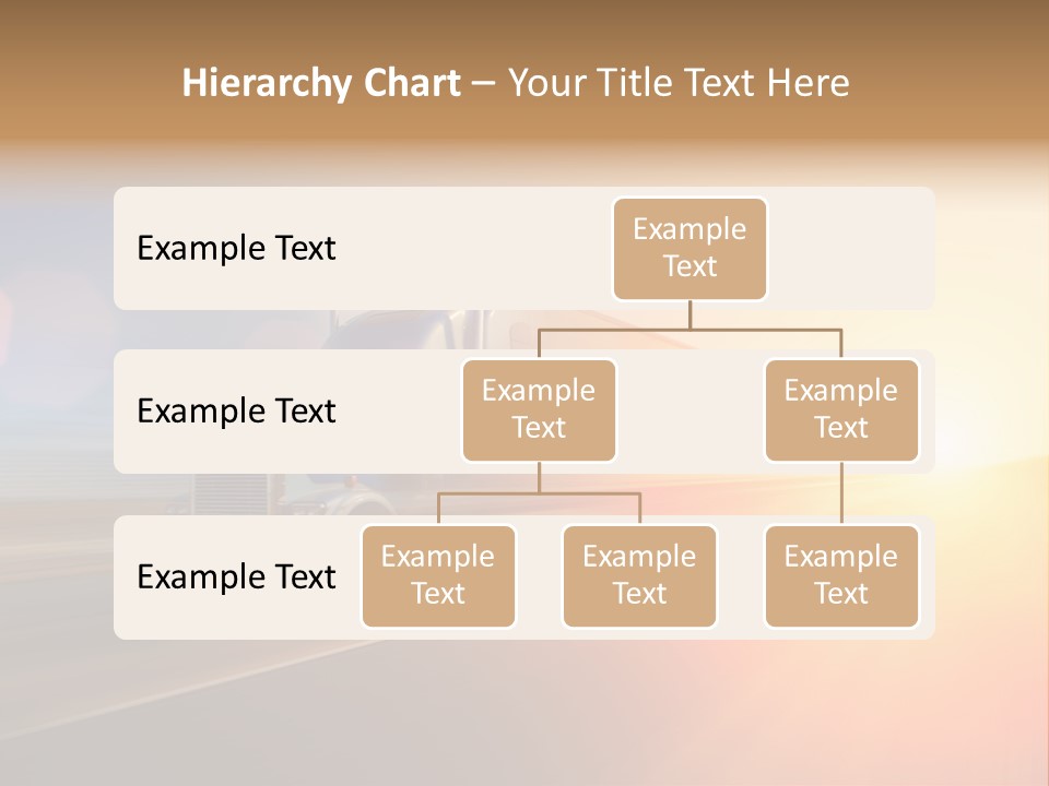 Speeding Diesel Freight PowerPoint Template