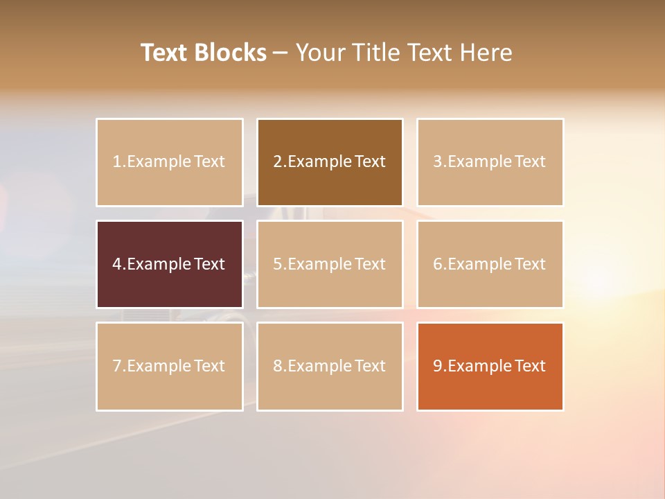 Speeding Diesel Freight PowerPoint Template
