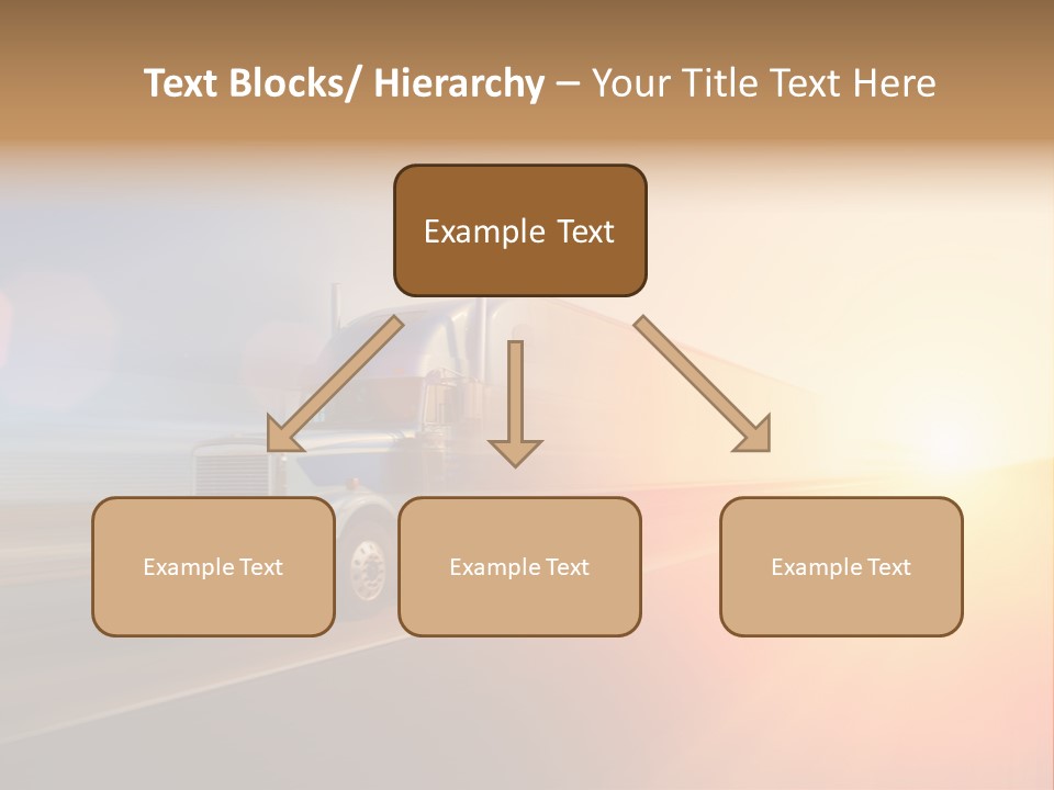 Speeding Diesel Freight PowerPoint Template