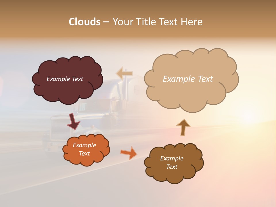 Speeding Diesel Freight PowerPoint Template