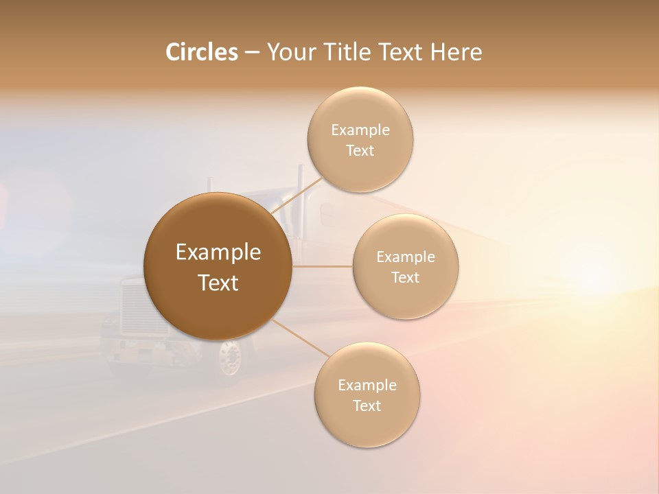 Speeding Diesel Freight PowerPoint Template