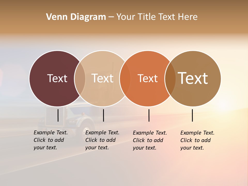 Speeding Diesel Freight PowerPoint Template