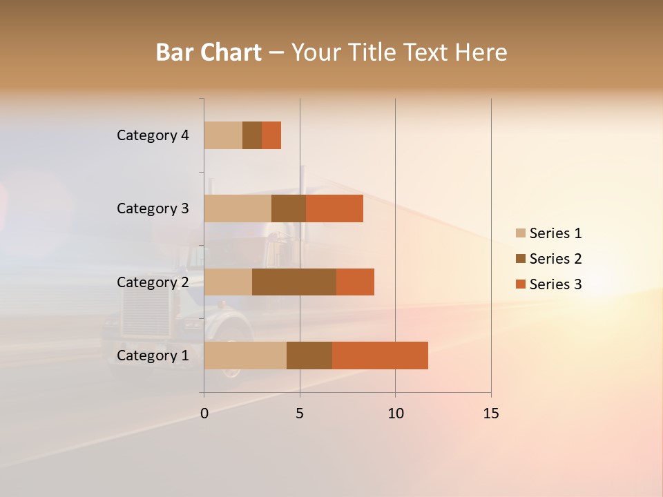 Speeding Diesel Freight PowerPoint Template