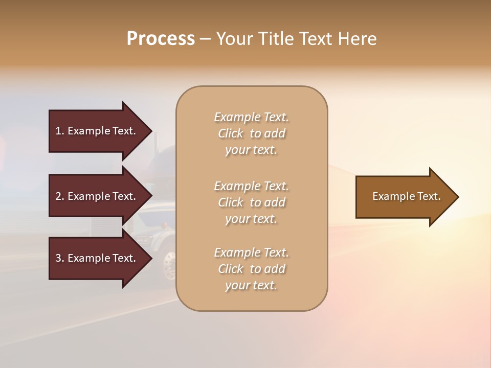 Speeding Diesel Freight PowerPoint Template