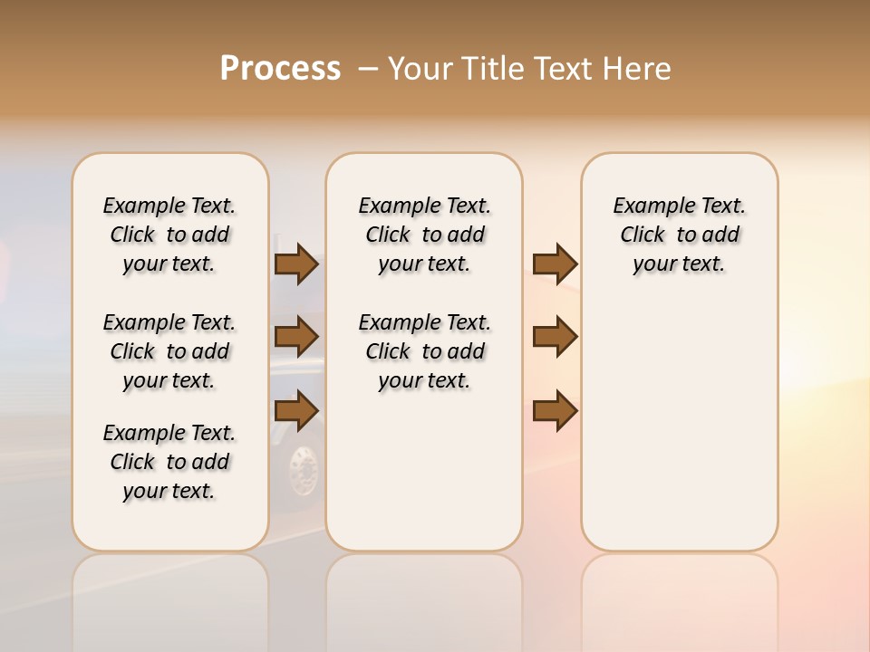 Speeding Diesel Freight PowerPoint Template