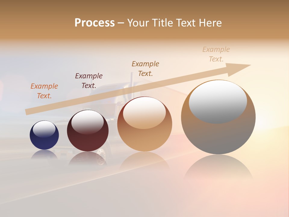 Speeding Diesel Freight PowerPoint Template