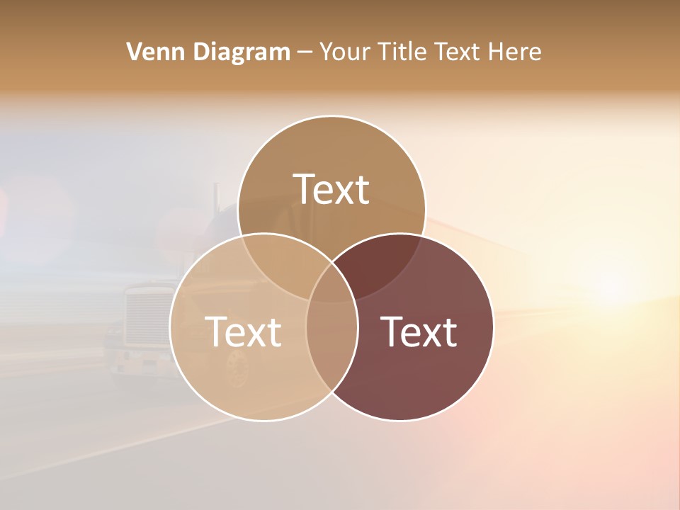 Speeding Diesel Freight PowerPoint Template