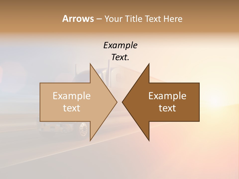 Speeding Diesel Freight PowerPoint Template