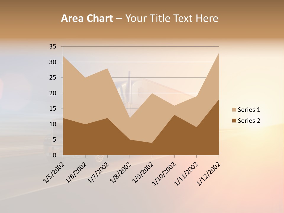 Speeding Diesel Freight PowerPoint Template