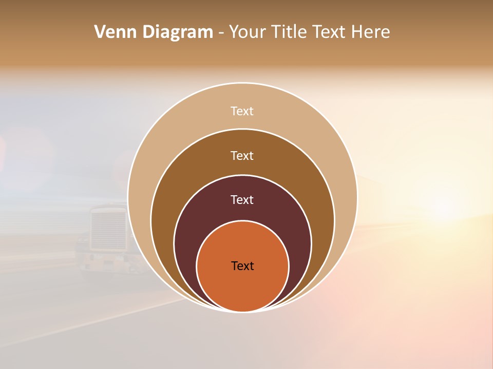 Speeding Diesel Freight PowerPoint Template