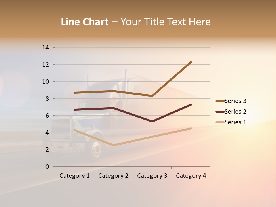 Speeding Diesel Freight PowerPoint Template