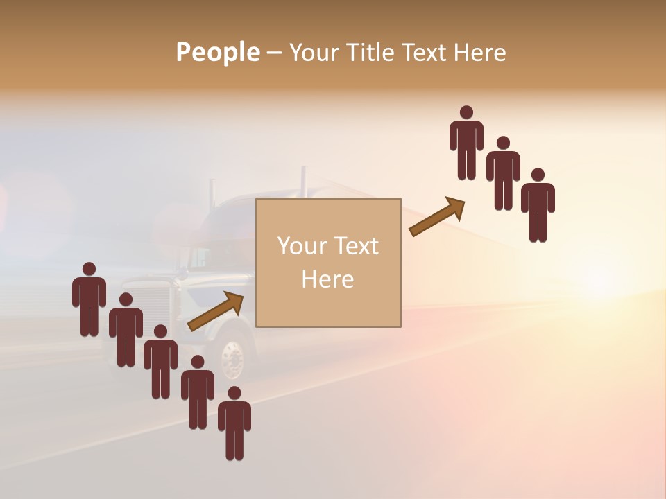 Speeding Diesel Freight PowerPoint Template