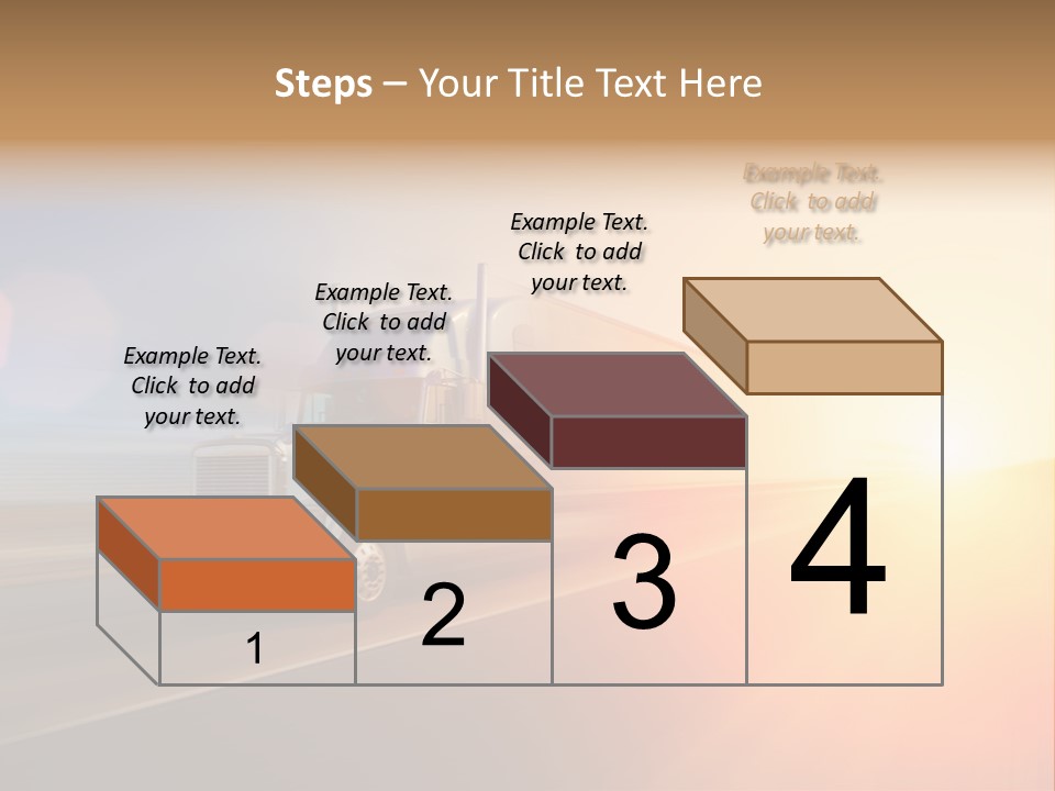 Speeding Diesel Freight PowerPoint Template