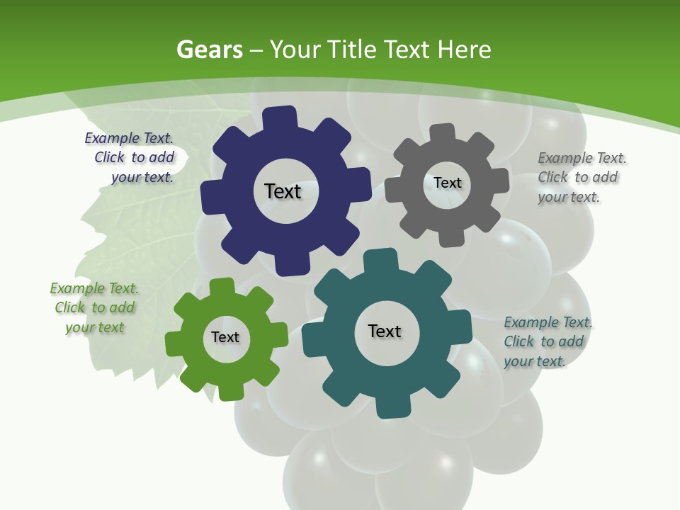 Growing Tendril Leaves PowerPoint Template