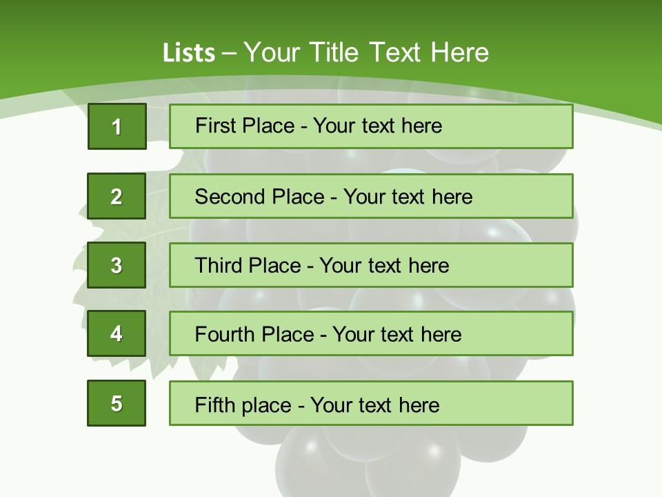 Growing Tendril Leaves PowerPoint Template
