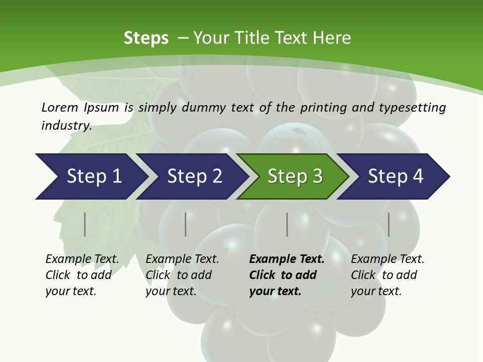 Growing Tendril Leaves PowerPoint Template