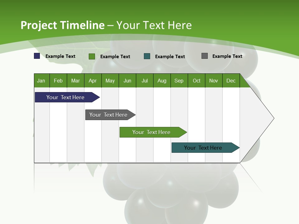 Growing Tendril Leaves PowerPoint Template