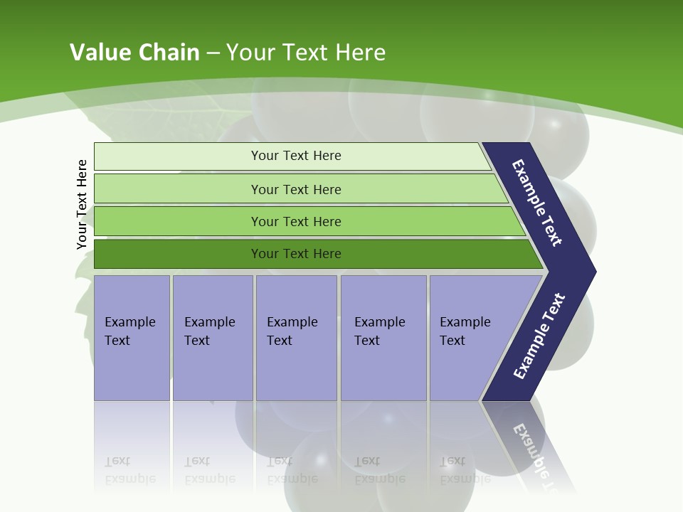 Growing Tendril Leaves PowerPoint Template