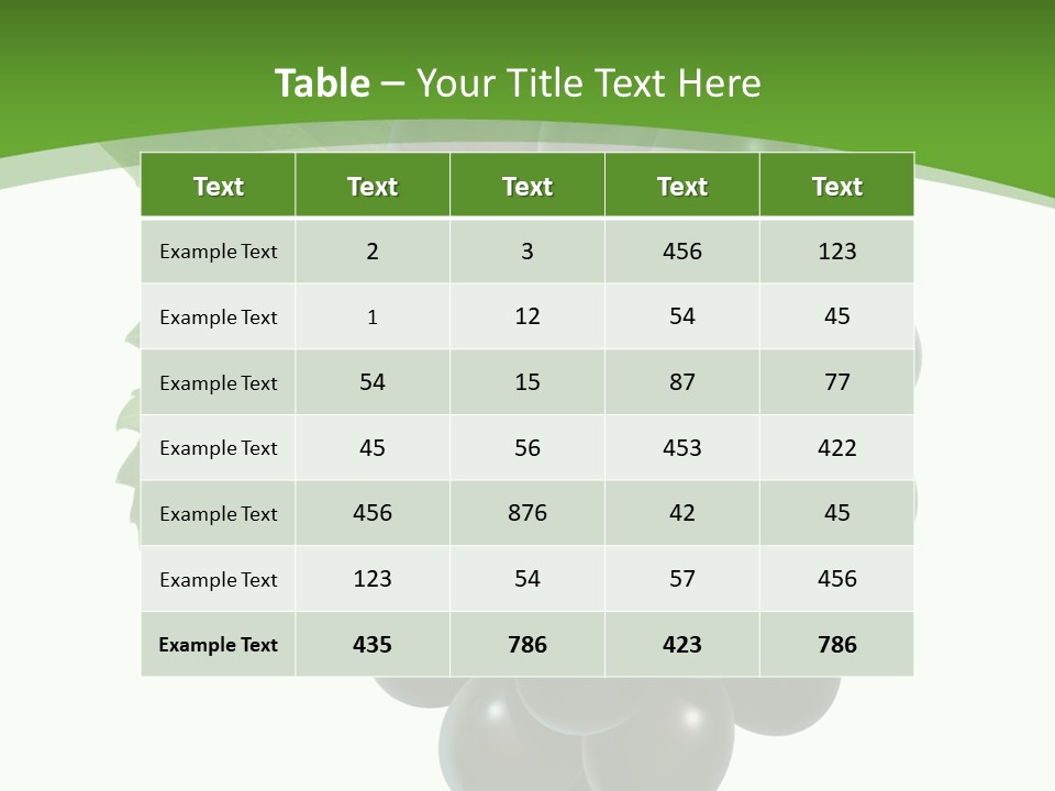Growing Tendril Leaves PowerPoint Template