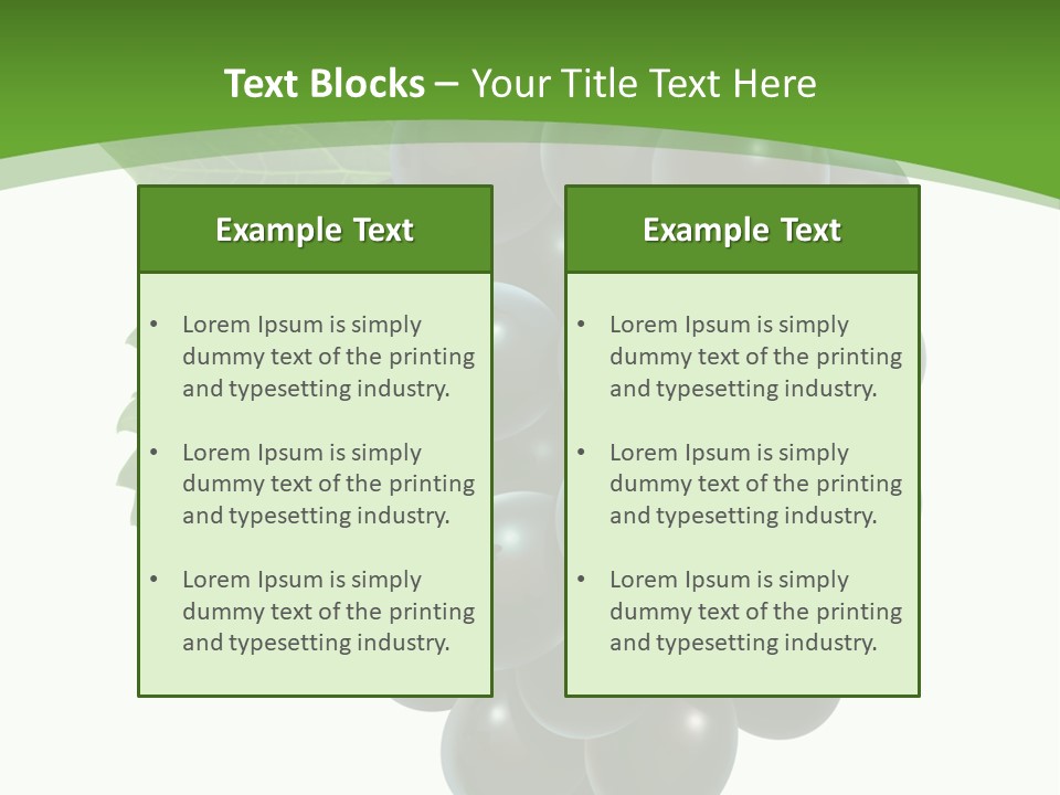 Growing Tendril Leaves PowerPoint Template